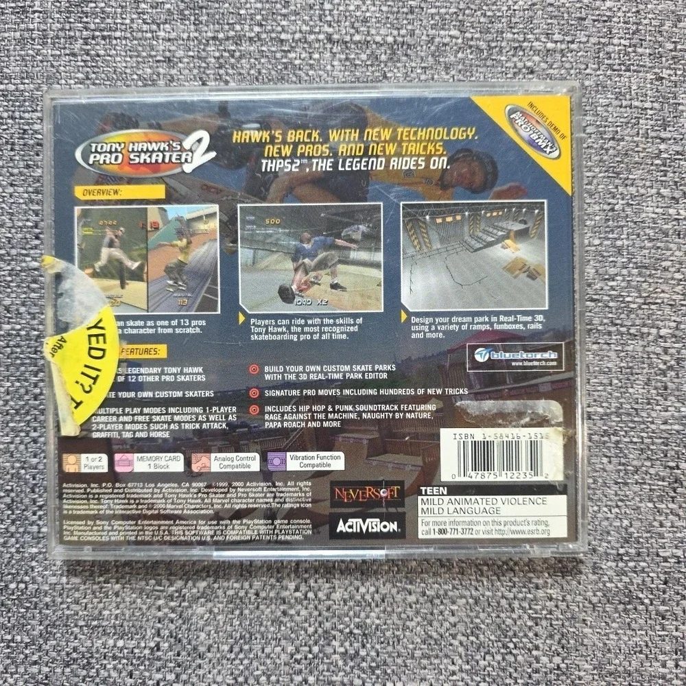 SONY TONY HAWKS PRO SKATER 2 (FC1010712)